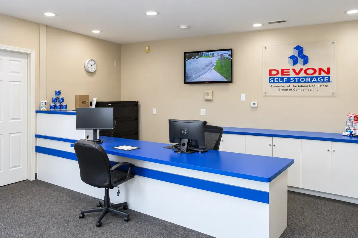 Devon Self Storage Interior Office
